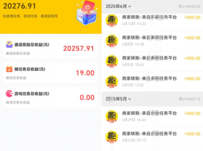 【新版】手机管道收益小项目，一天100-200+，人人可做